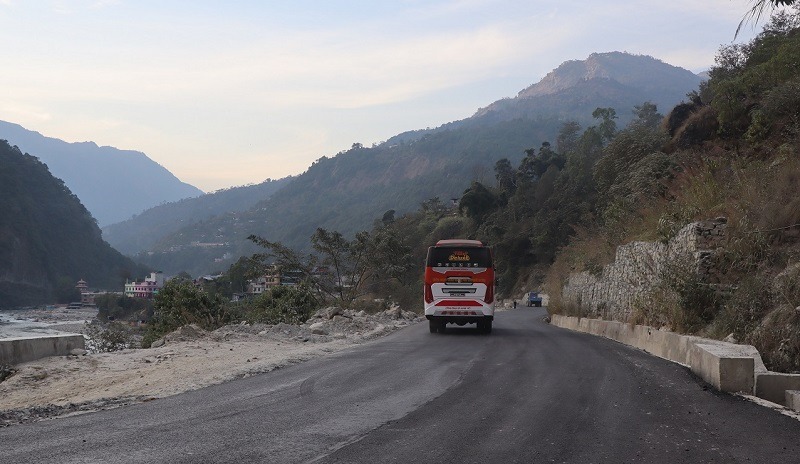 मालढुङ्गा–बेनी सडक स्तरोन्नतिपछि यात्रा अवधि छोटियो